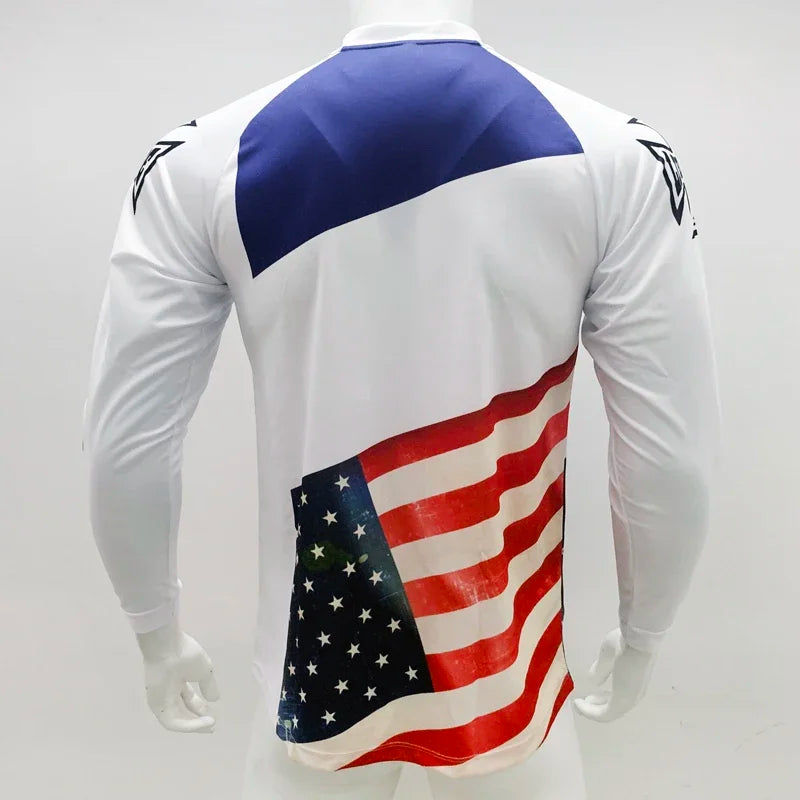 Men's MTB Motocross Jersey Motorcycle Mountain Bike Moto Wear BMX DH T Shirt Clothing Maillot Ciclismo Downhill Clothing