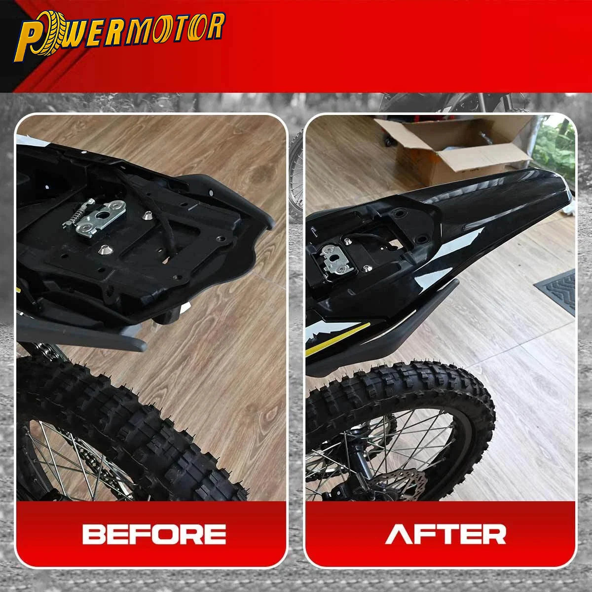 Surron Ultra Bee Motorcycles Rear Fender Ebike Dirt Bike Mudguard Accessories Electric Motocross Mud Flap Splash Guard